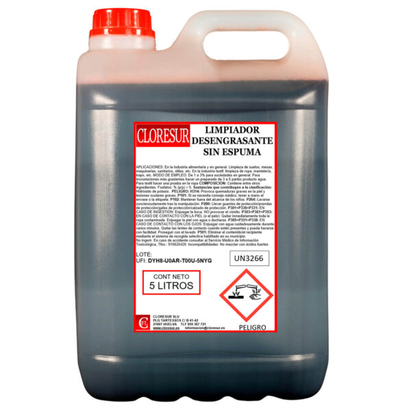 HII-CL0049-LIMPIADOR DESENGRASANTE SIN ESPUMA